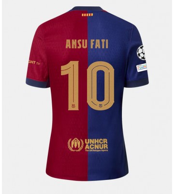 Barcelona Ansu Fati #10 Hemmatröja 2024-25 Kortärmad